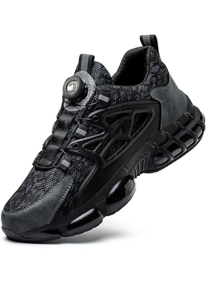 Sky View Steel Toe Shoes for Men Women Lightweight Comfortable Work Sneakers Composite Toe Shoes Safety Tennis Sneakers for Long Shifts, Puncture Proof, Industrial wear - Image 1